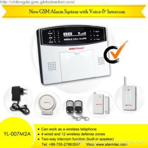 Wireless Home Business GSM Auto Dial Security Alarm System with Keypad